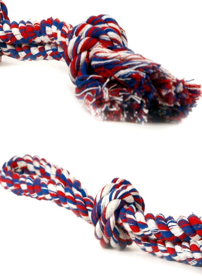 D&C PAWS 17-Inch Dog Rope Toy for Chewing and Teething, Knotted Rope Toy for Puppies and Dogs, Durable Play and Dental Toy (Multicolor) - Image 4